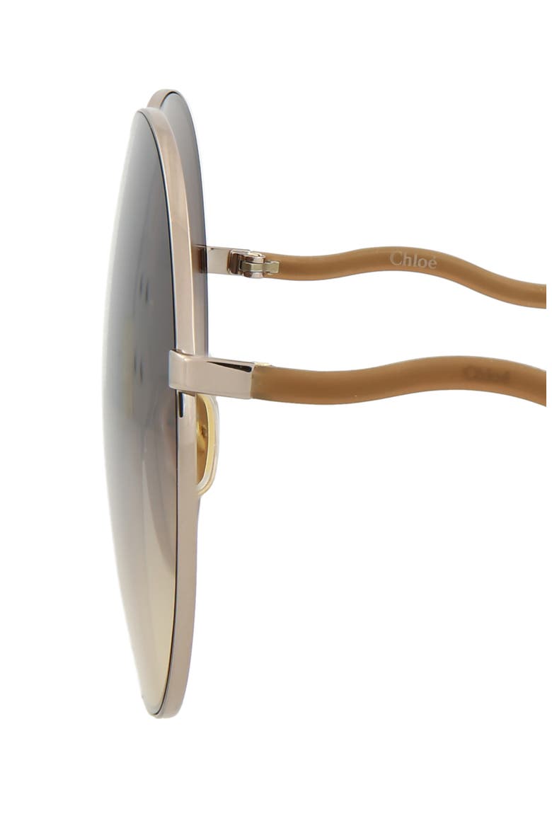 Core 62mm Oversize Round Sunglasses, Alternate, color, BEIGE BROWN