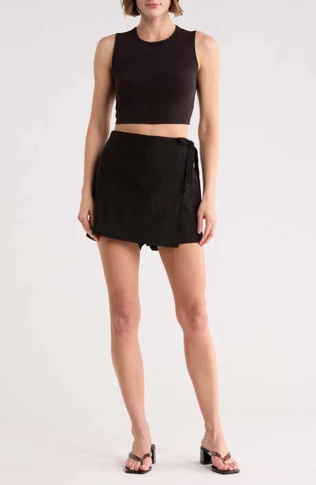 Ellen Tracy Tie Wrap Skort