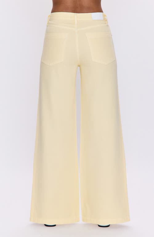 Pistola Jadyn Low Slung Palazzo Jean In Lemonade