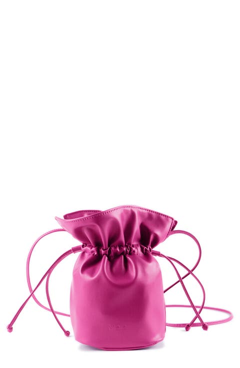 Vegan Leather Bucket Bag