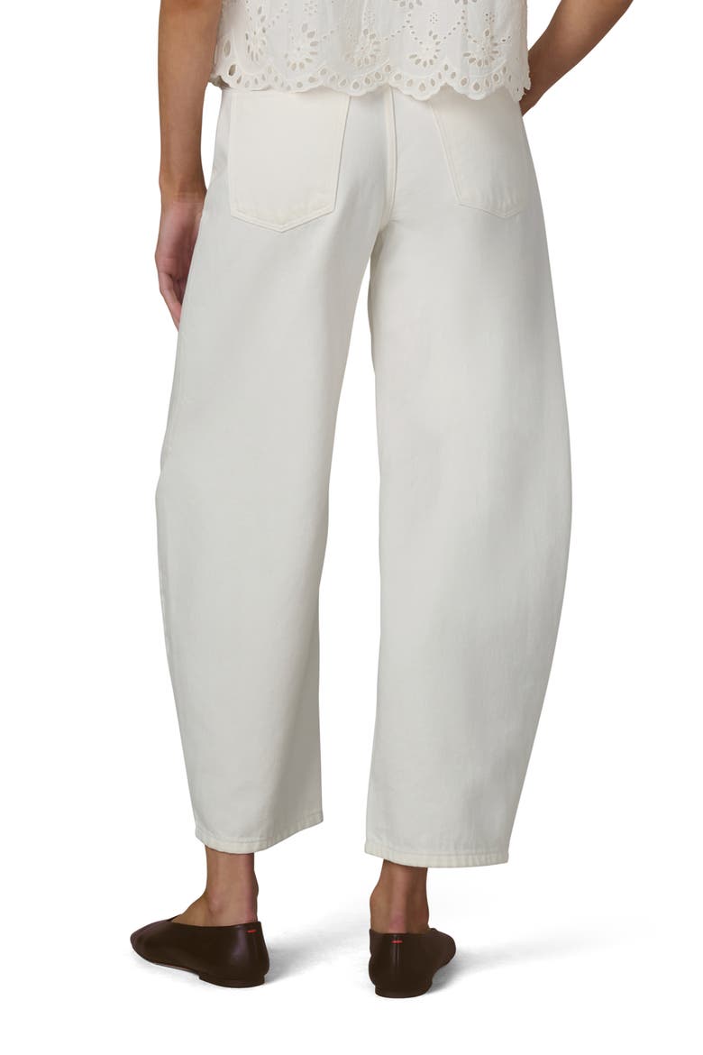The Billie Barrel Leg Jeans, Alternate, color, MILK