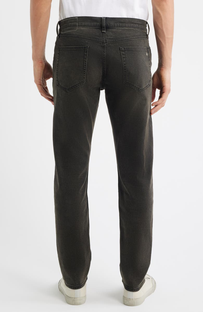rag & bone Fit 2 Authentic Stretch Slim Fit Jeans, Alternate, color, Washed Black/ Brown