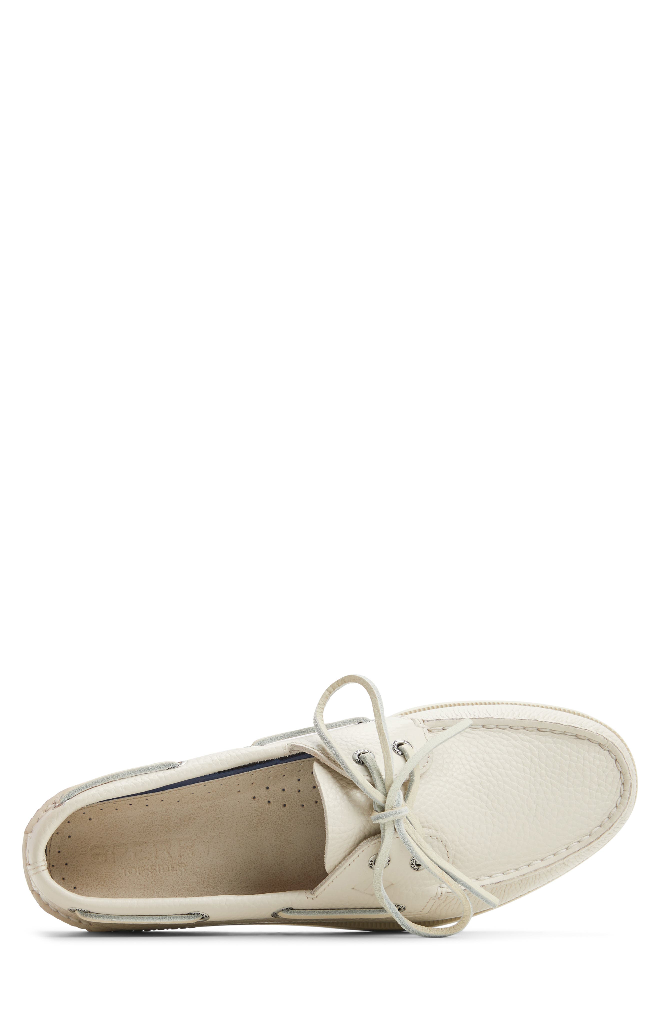 Authentic Original Boat Shoe, Alternate, color, WHITE