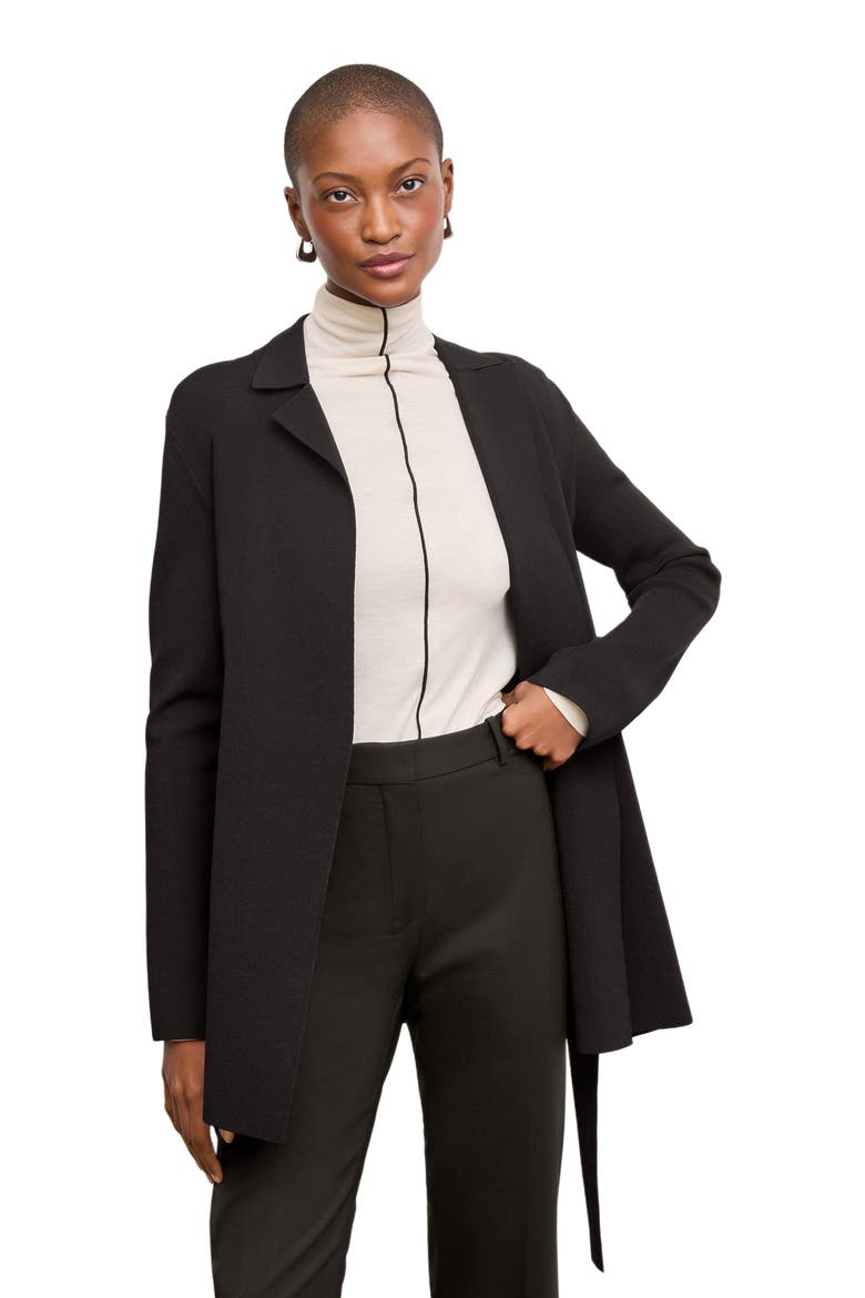 Merritt Wrap Jardigan, Alternate, color, Black
