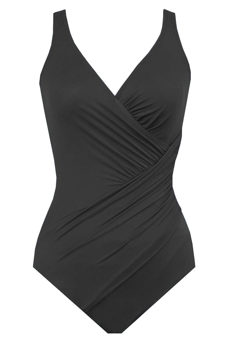 Must Have Oceanus One-Piece Swimsuit, Alternate, color, BLACK