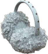 Nicole Miller Studded Faux Fur Earmuffs