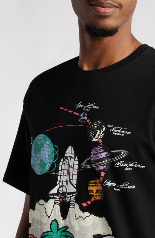 Billionaire Boys Club Space Beach Cotton Graphic T-shirt