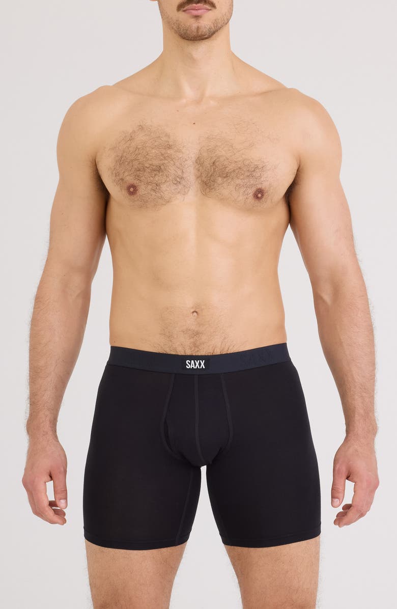 SAXX Vibe Xtra Boxer Briefs, Main, color, Black