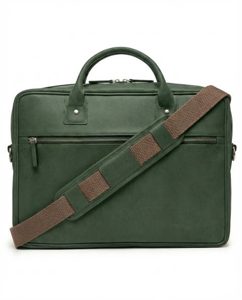 Dylan Slim Leather Briefcase