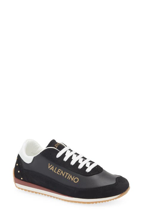 【関税込み】VALENTINO Runboot sneakers in leather and mesh Valentino Garavani Runboot Split Leather Sneakers | Saks
