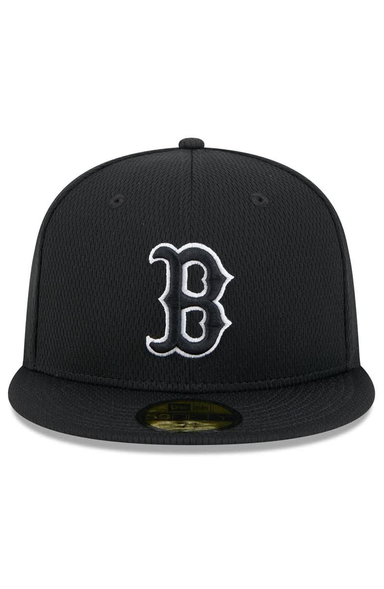 New Era Men's New Era Black Boston Red Sox 2025 MLB Clubhouse 59FIFTY Fitted Hat, Alternate, color, 