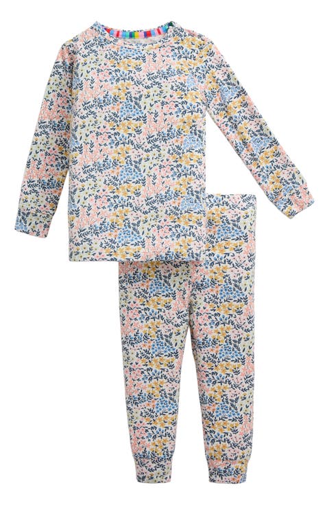 Kids' Chelsea Floral Print Two-Piece Fitted Pajamas (Baby & Toddler)