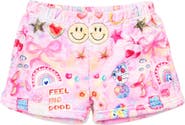 Preppy Goose Plush Happy Collage loungewear Shorts