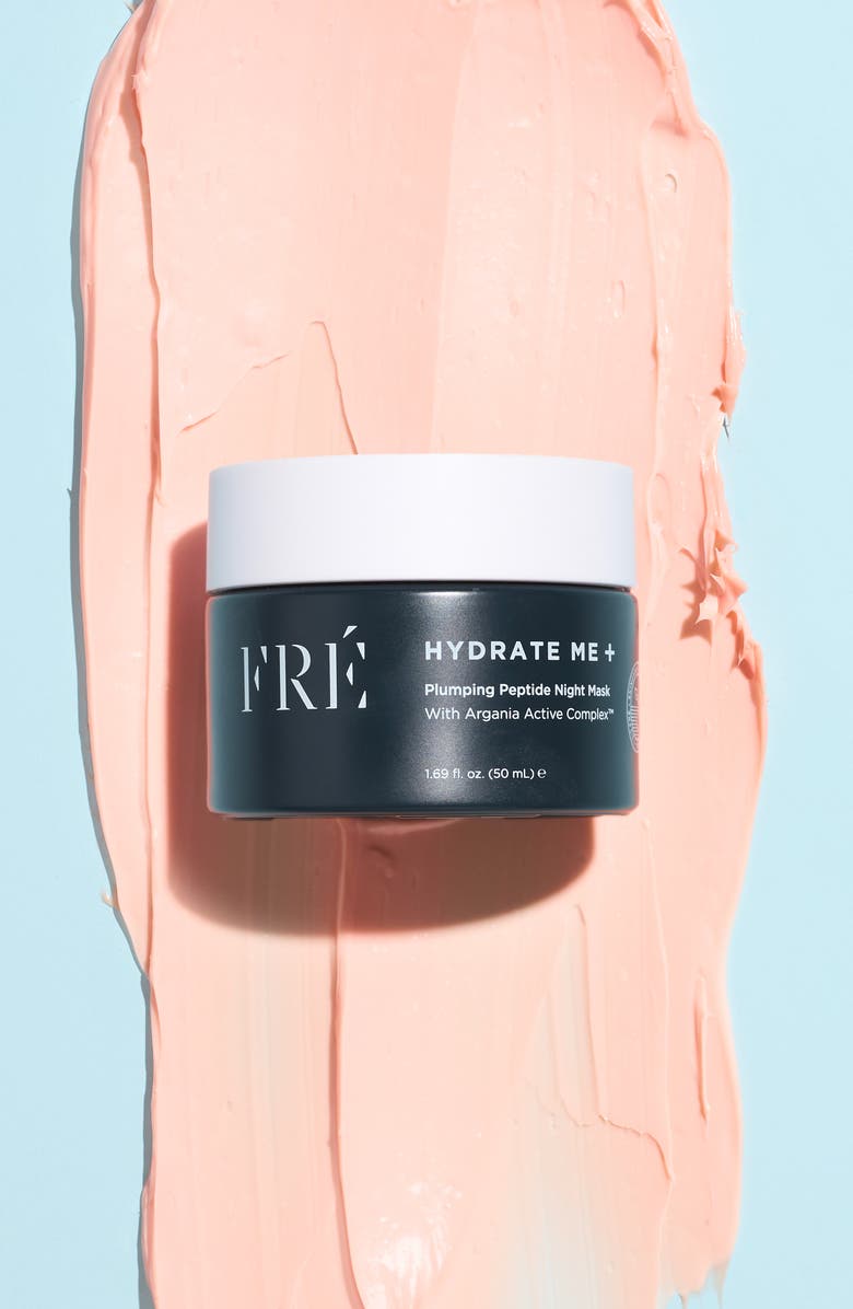 FRÉ Skincare HYDRATE ME + Plumping Peptide Night Mask, Alternate, color, Light Pink