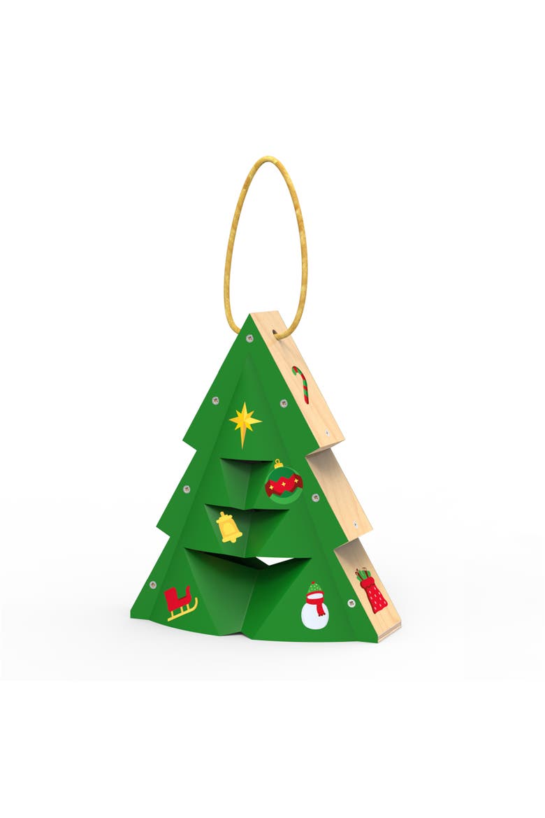 Easy Build Christmas Tree Ornament Kit, Holiday Gift Christmas Edition, Alternate, color, Multi color