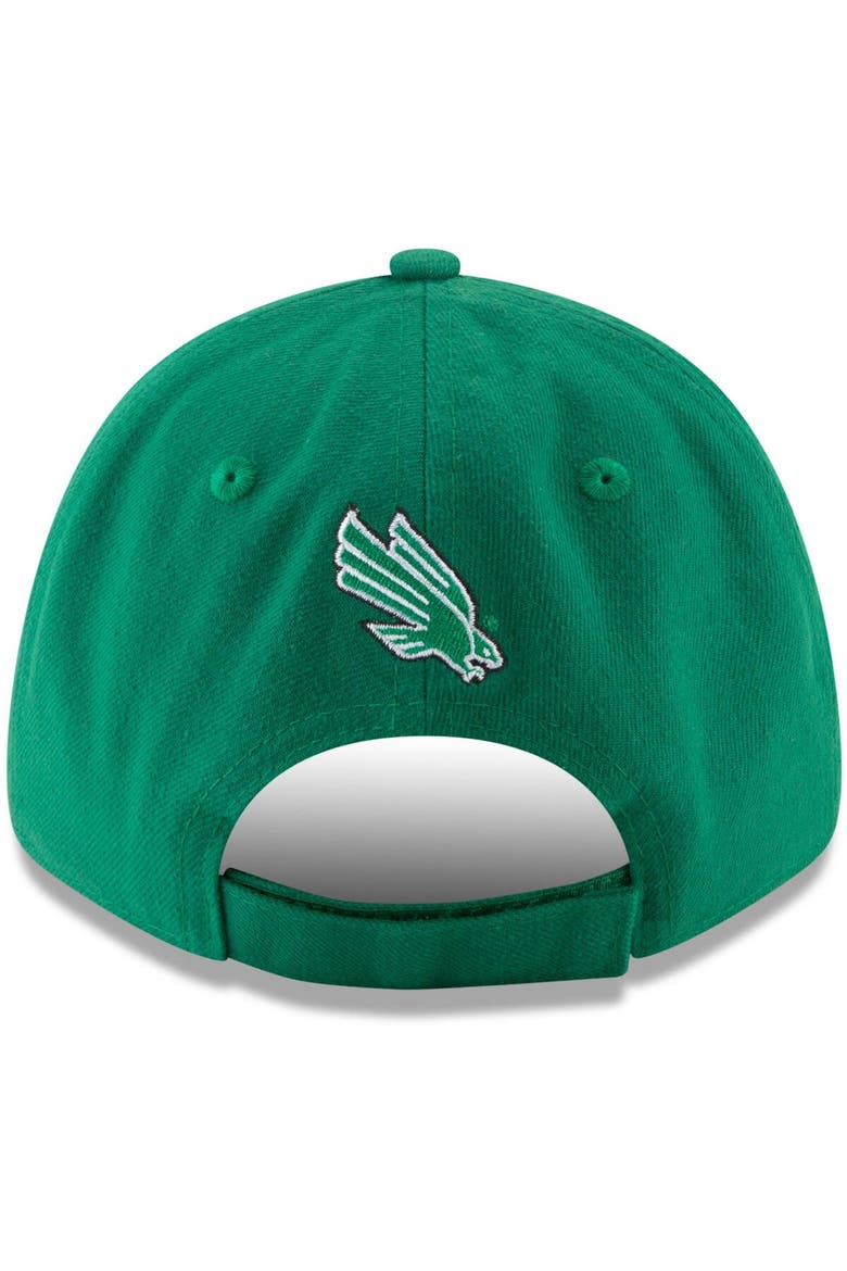 Men's New Era Kelly Green North Texas Mean Green The League 9FORTY Adjustable Hat, Alternate, color, Kelly Green
