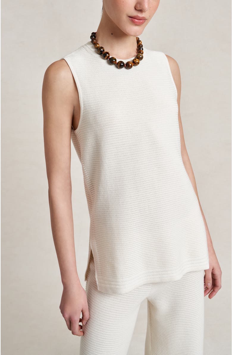 La Ligne Babs Top, Main, color, Ivory