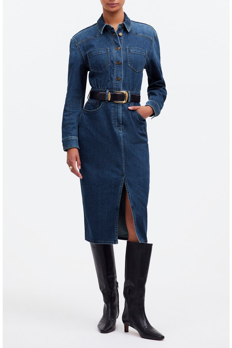 fit and flare dress designer 252E5138 Self-Portrait 'square rhinestone denim Fabric Type: BRODERIE ANGLAISE Rental Type:14 days White House Black Market