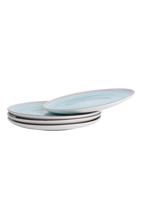 Stone Lain Josephine Porcelain 4-piece Salad Plate Set In Blue