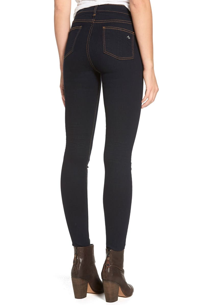 rag & bone/JEAN High Rise Skinny Jeans, Alternate, color,