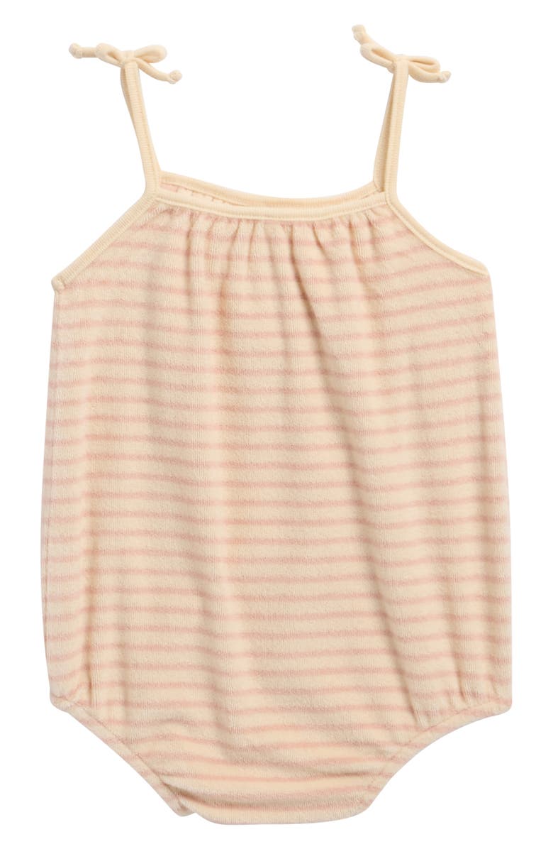 Rylee + Cru Nala Stripe Romper, Alternate, color, Pink