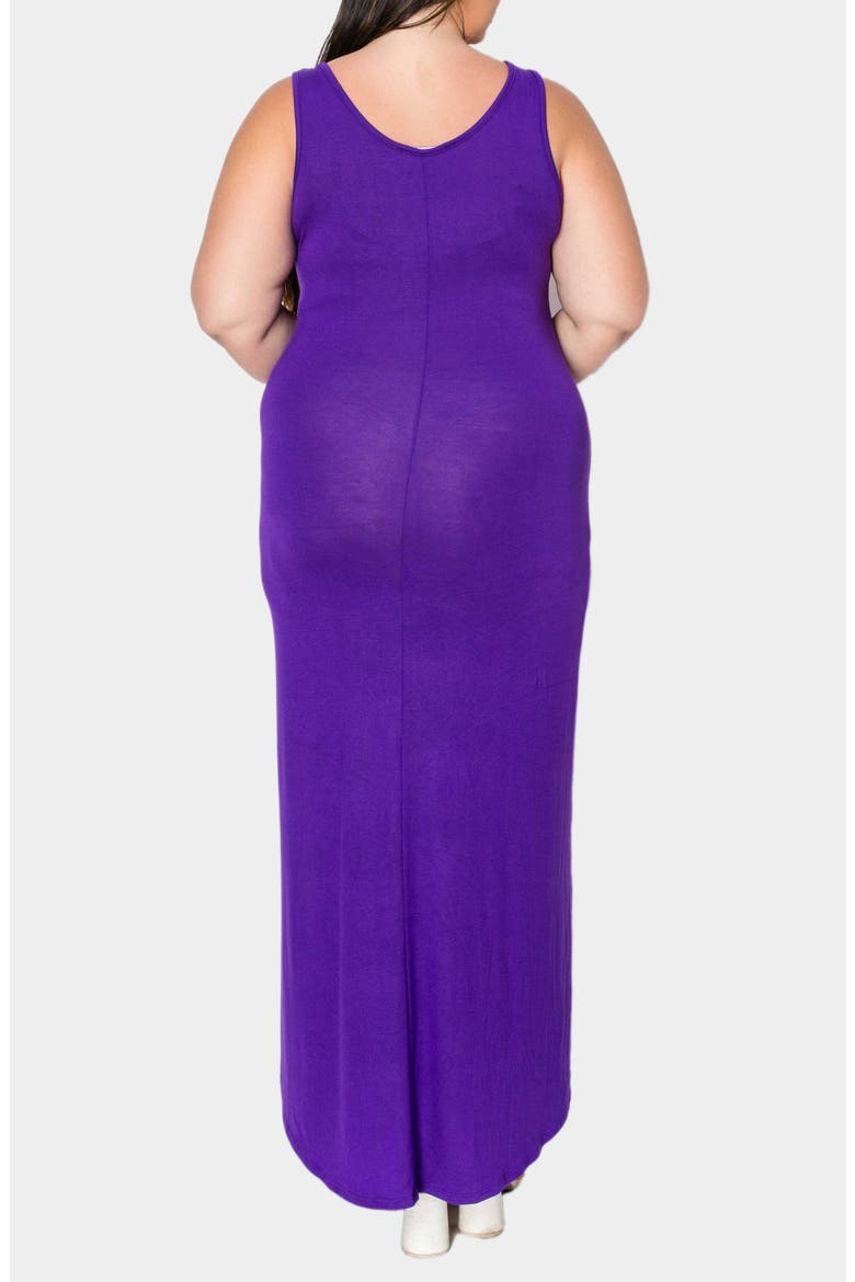 Everyday Essential Tank Maxi Dress, Alternate, color, PURPLE