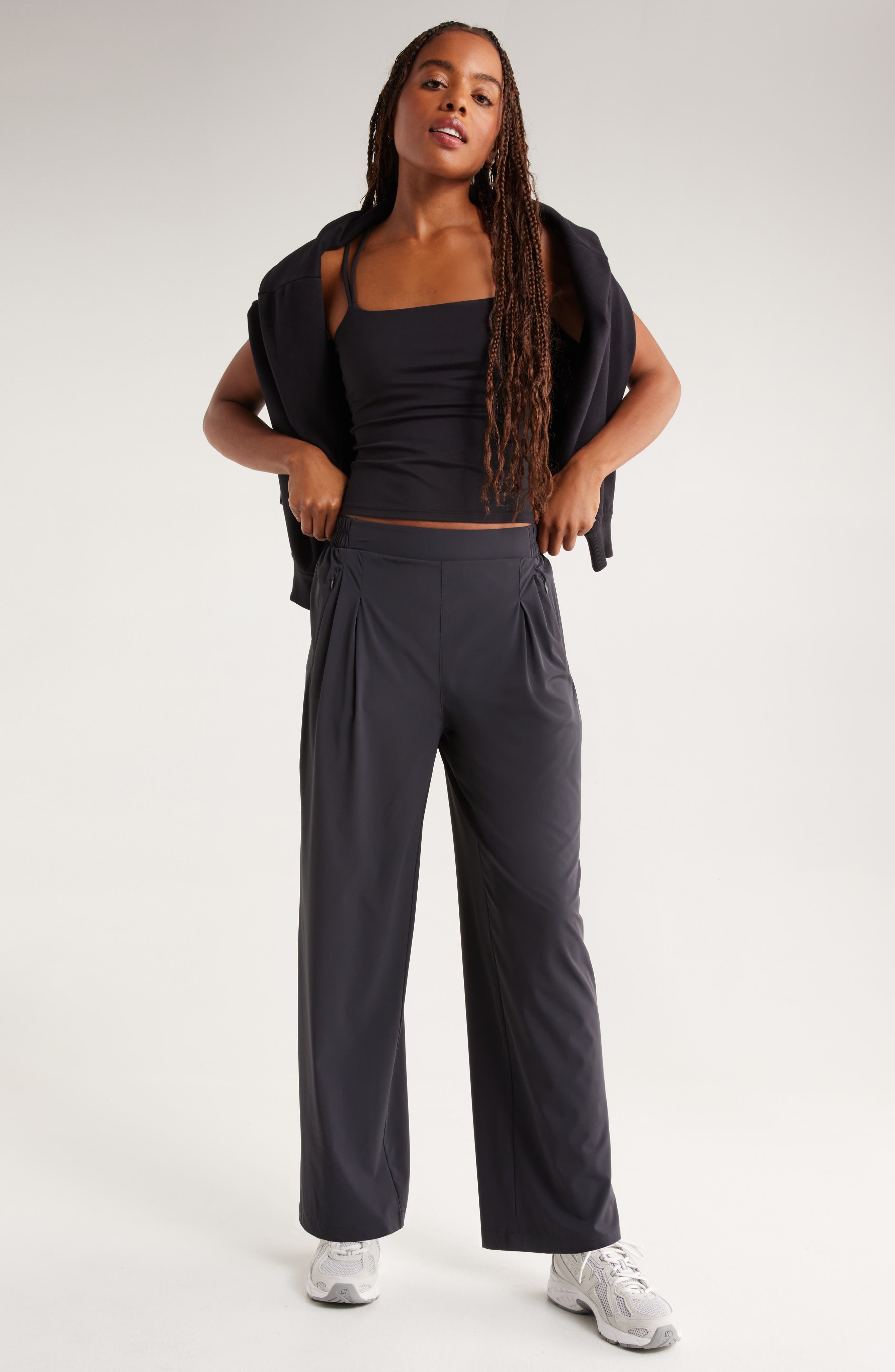 ATLAST スラックス34 Atlas High Waist Straight Leg Pants (Women) | Nordstromrack