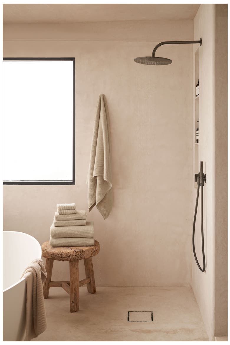 Soft Rib Towel, Alternate, color, LATTE