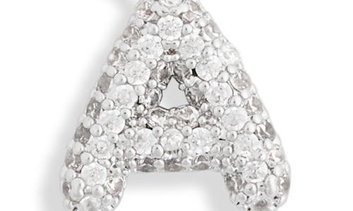 Leith Cubic Zirconia Initial Pendant Necklace