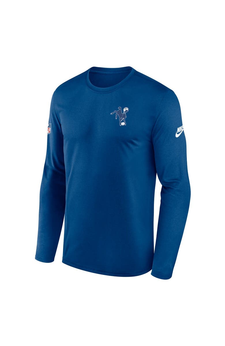 Nike Men's Nike Royal Indianapolis Colts Legend Small Logo Performance Long Sleeve T-Shirt, Alternate, color, Royal