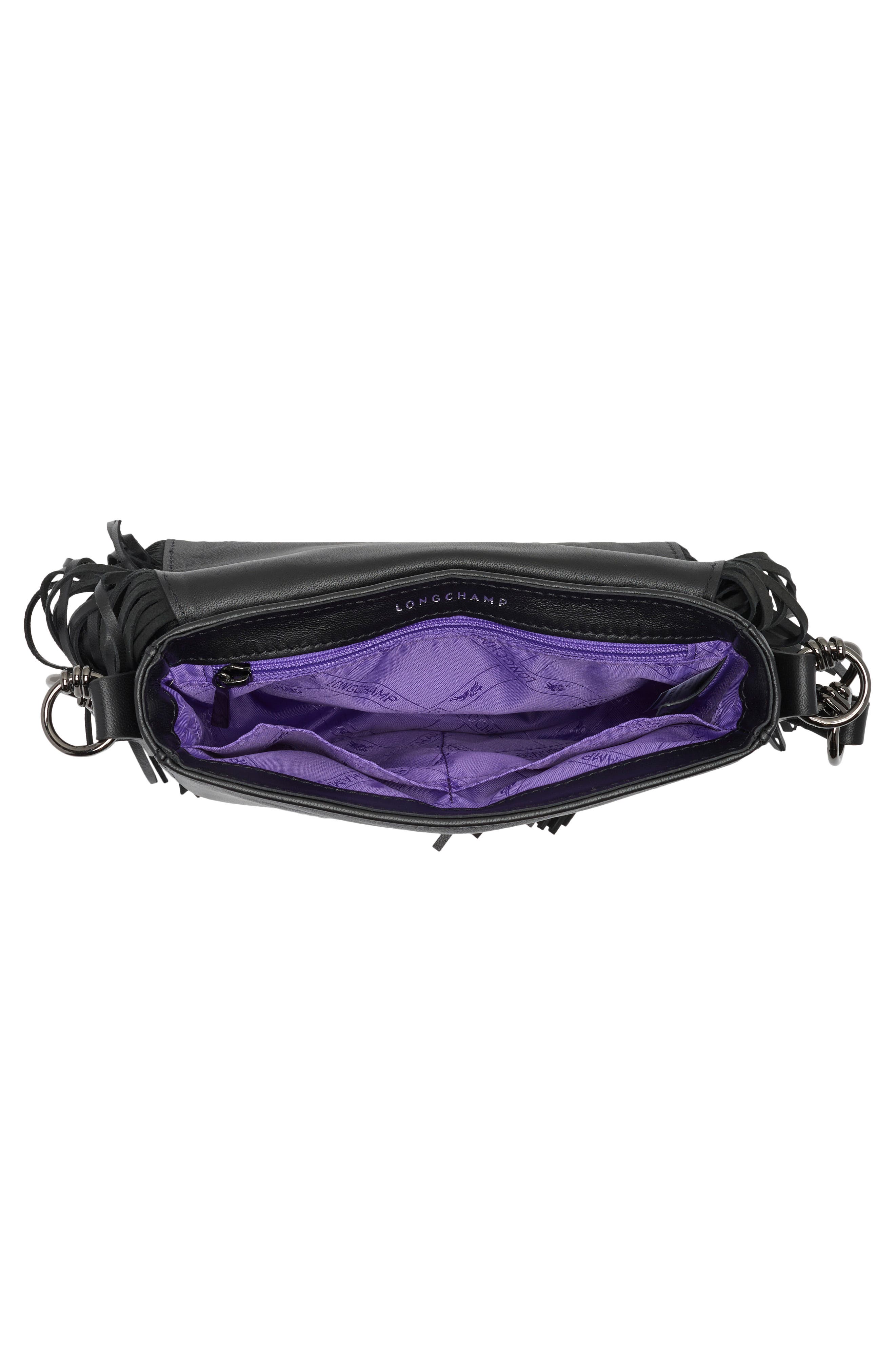 Cavalcade Eclat Small Leather Crossbody Bag, Alternate, color, VIOLET
