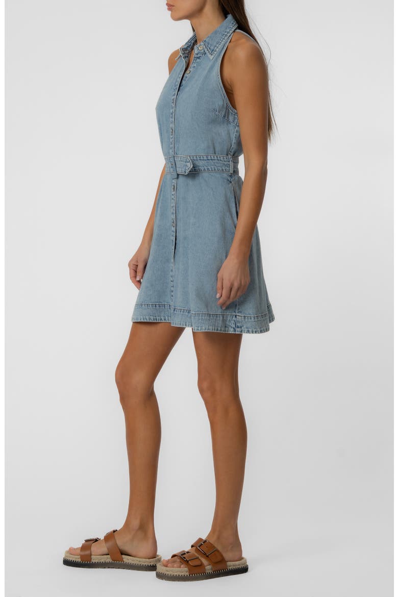 Eileen Halter Denim Dress, Alternate, color, ZEALFUL