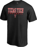 FANATICS Men's Fanatics Branded Black Texas Tech Red Raiders True Sport Football T-Shirt