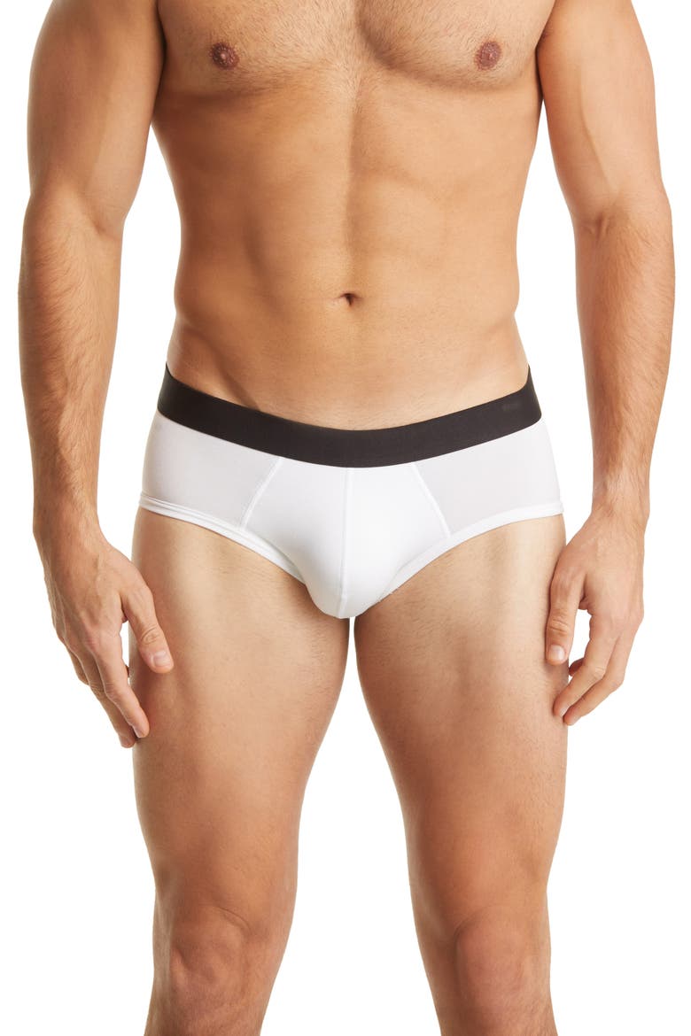 Stretch Briefs, Main, color, WHITE