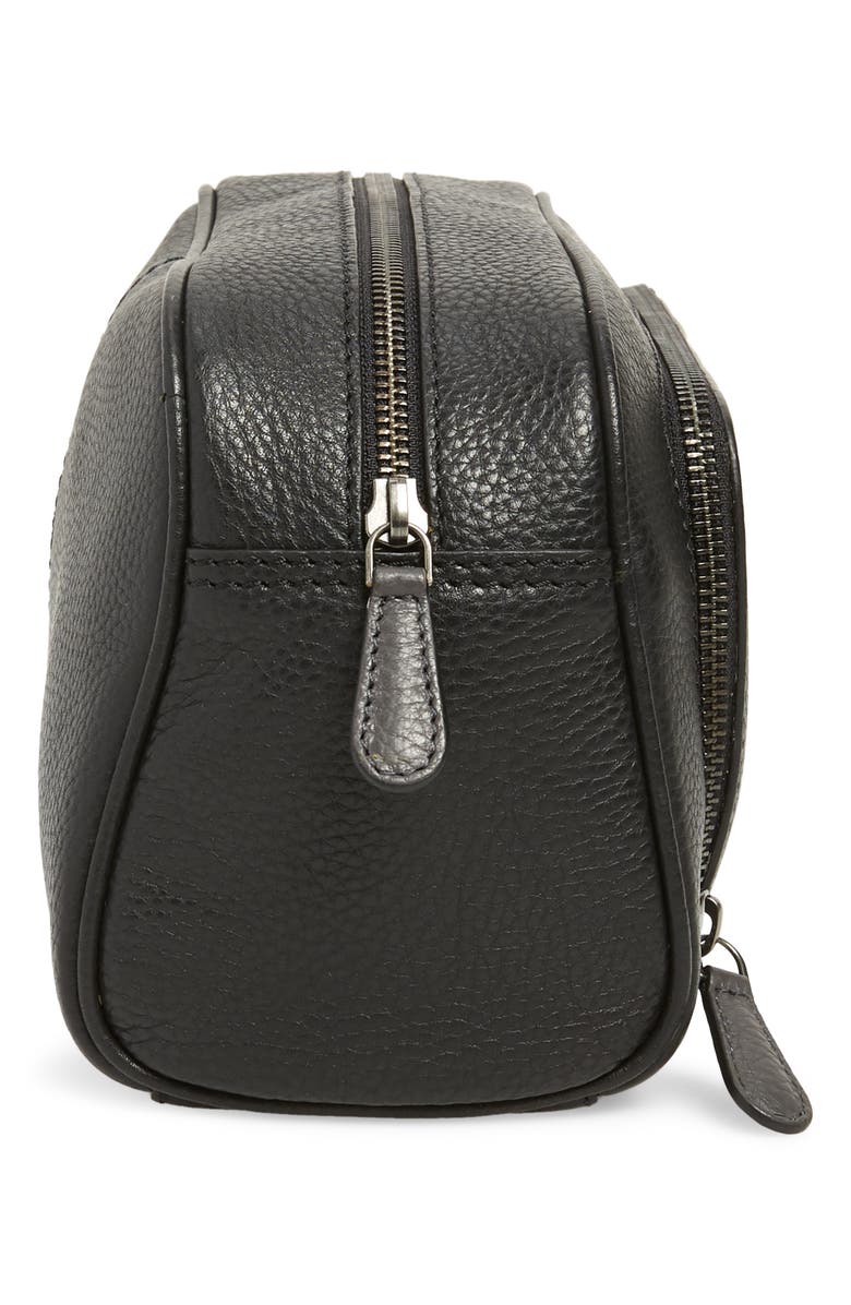 Ted Baker London Core Leather Dopp Kit, Alternate, color,