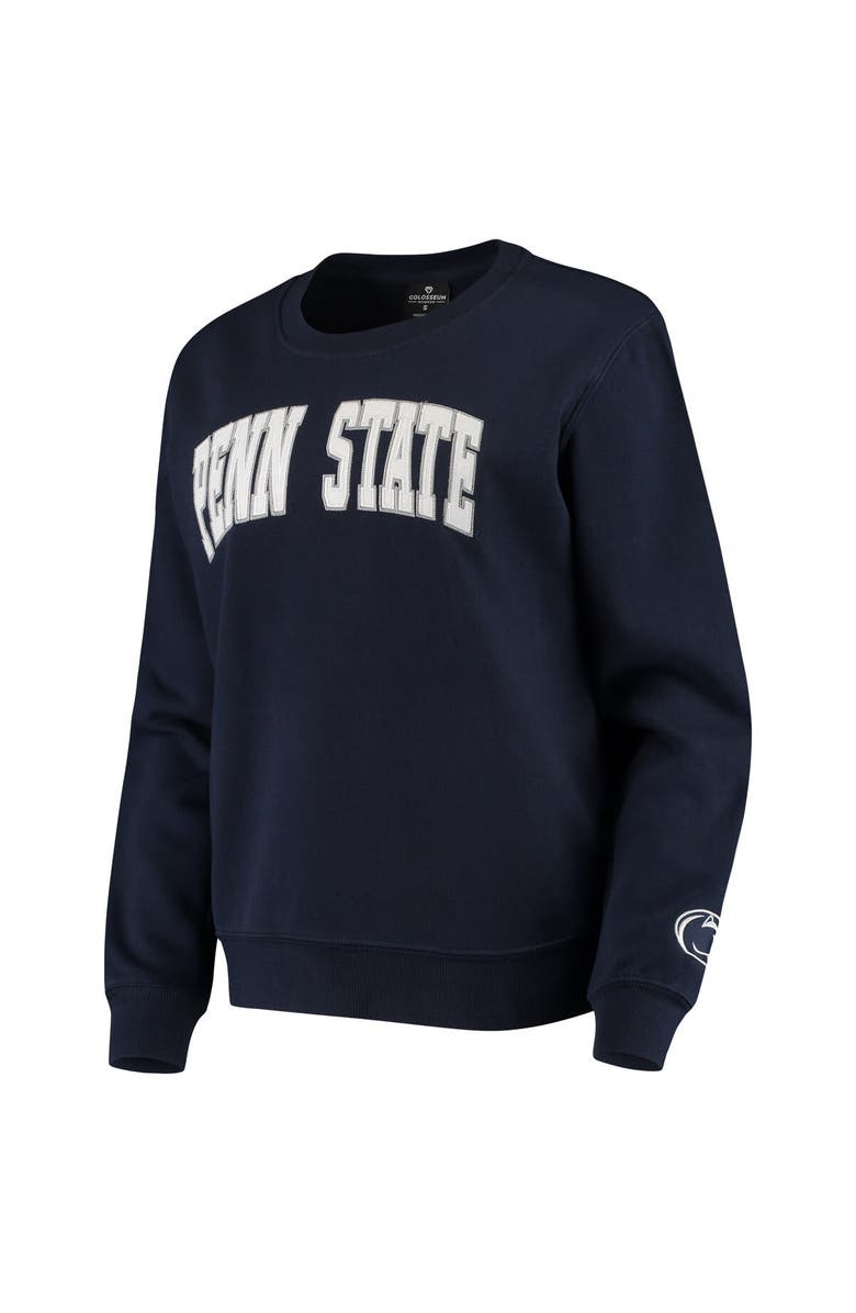 COLOSSEUM Women's Colosseum Navy Penn State Nittany Lions Campanile Pullover Sweatshirt, Alternate, color, Navy