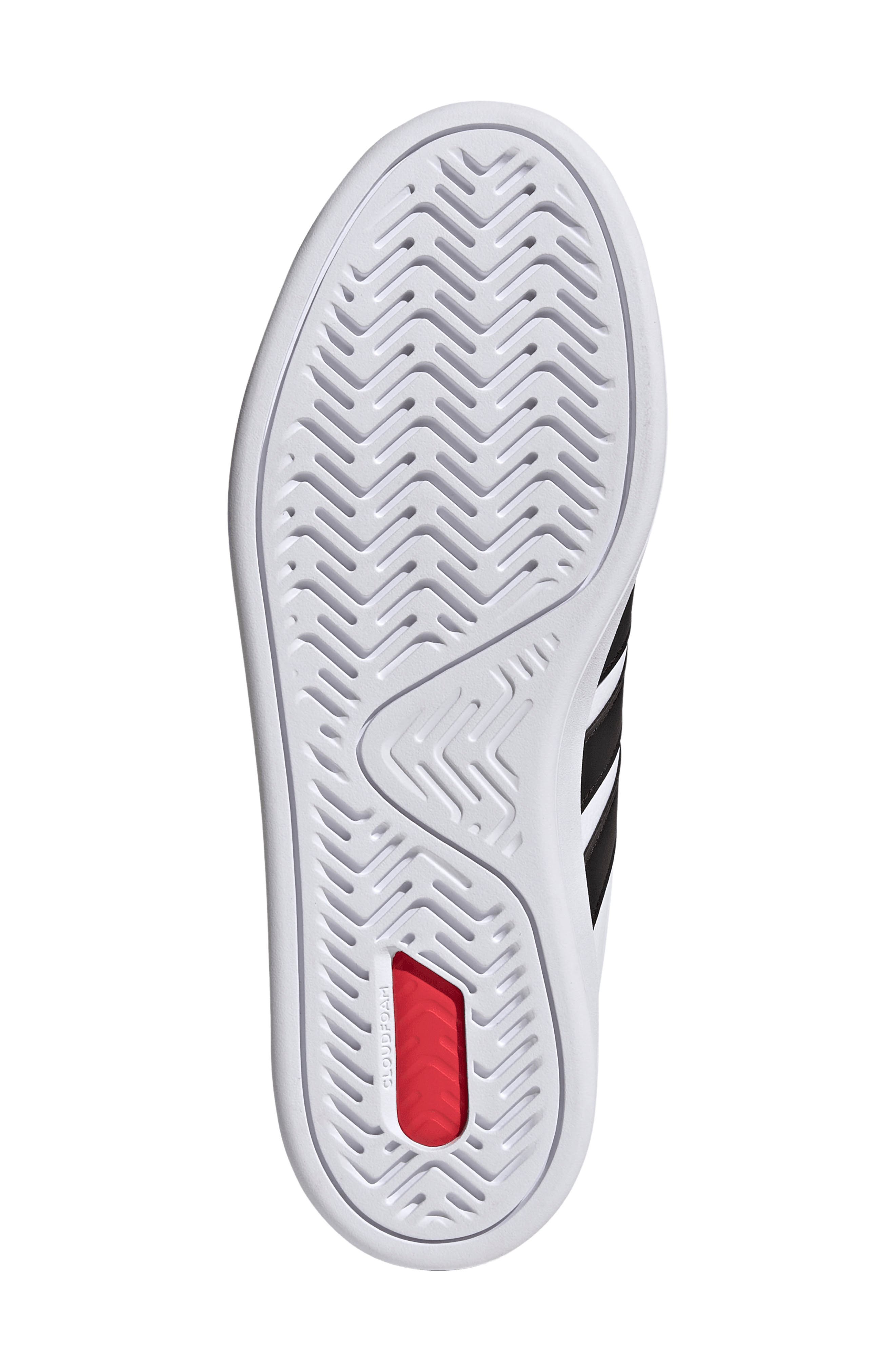 Grand Court 3.0 Sneaker, Alternate, color, WHITE/CORE BLACK/ WHITE