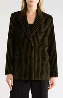 Longchamp Peak Lapel Corduroy Jacket