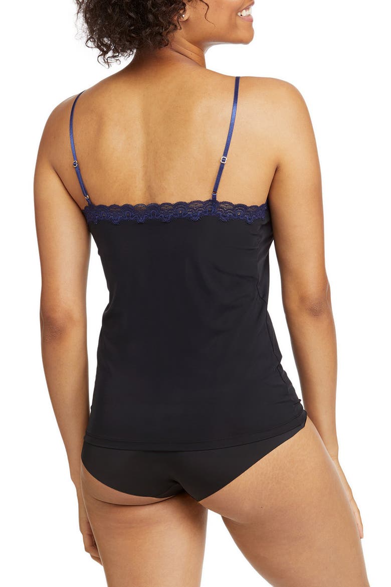 Soft Seamless Briefs with Lace, Alternate, color, TAP SHOE BLACK