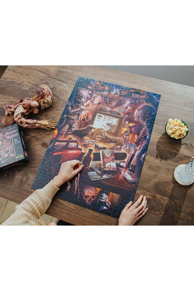 Monster Mayhem 1000-Piece Jigsaw Puzzle By Rachid Lotf | Toynk Exclusive, Alternate, color, Multi-Color
