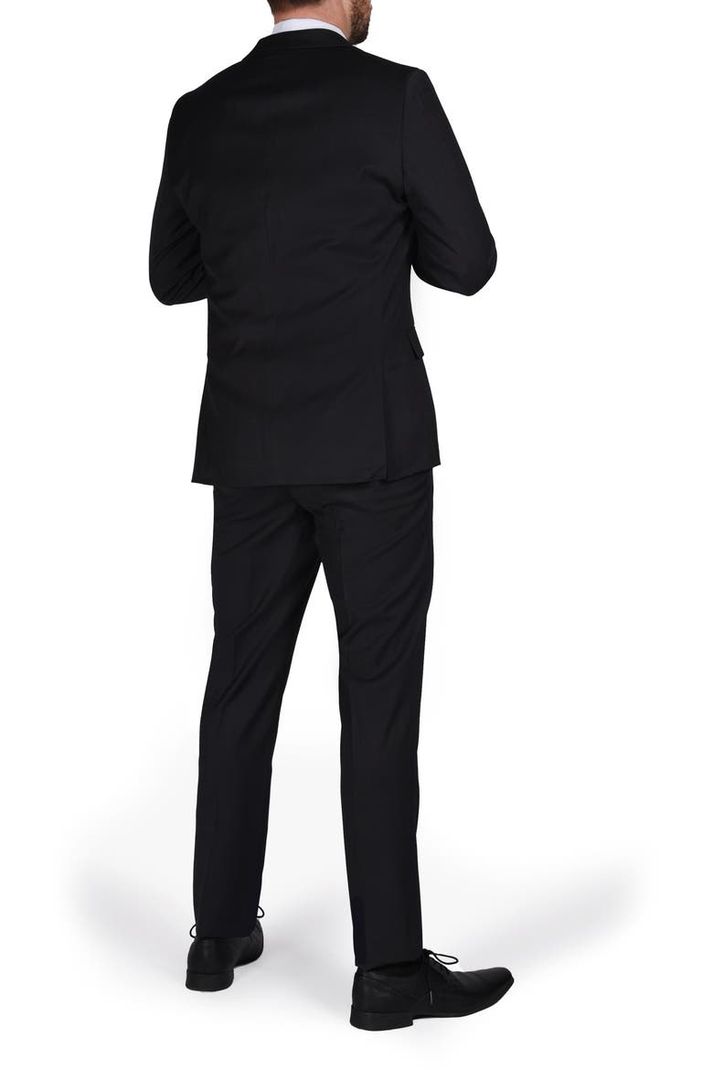 Slim Fit Wool Blend Suit, Alternate, color, CHARCOAL