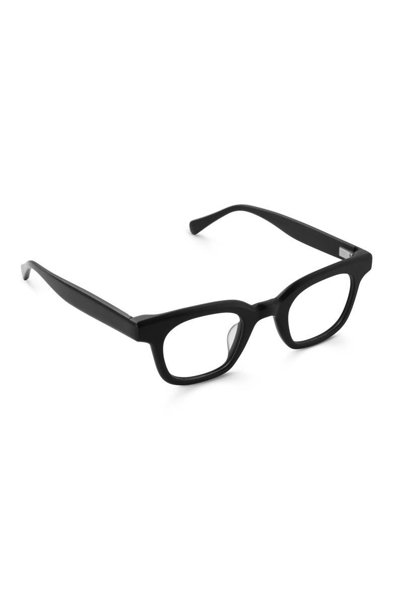 Source Material 43mm Square Reading Glasses, Alternate, color, MATTE BLACK