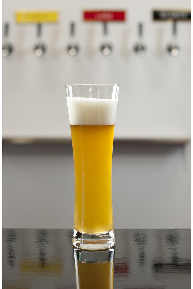 Beer Basic Set of 6 Beer Glasses, Alternate, color, CLEAR