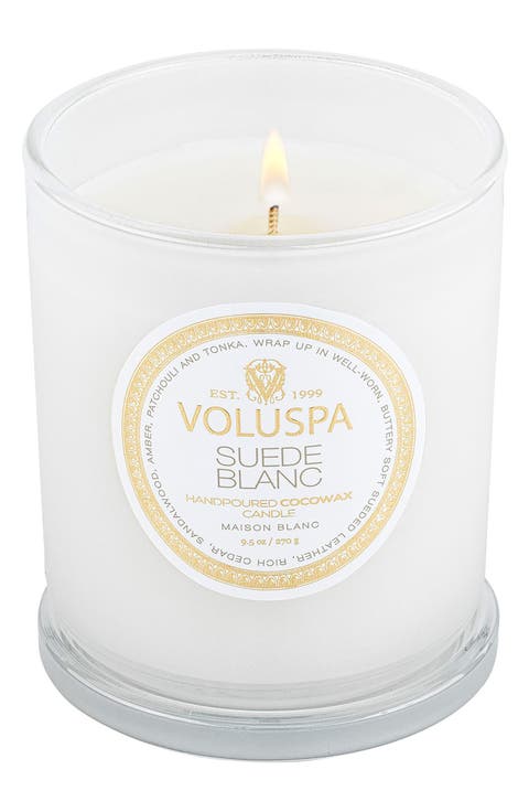 Suede Blanc Classic Candle