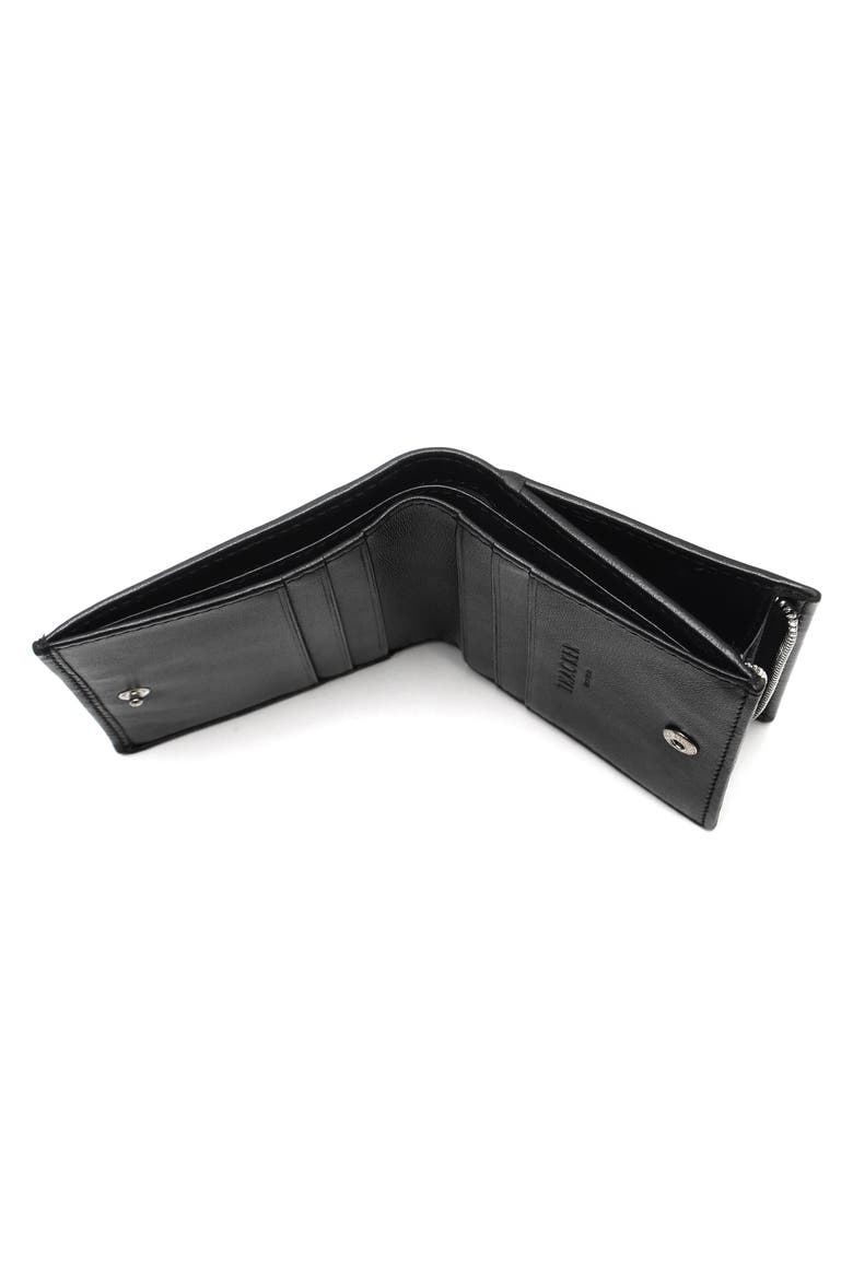 Lexi Bifold Leather Wallet, Alternate, color, BLACK