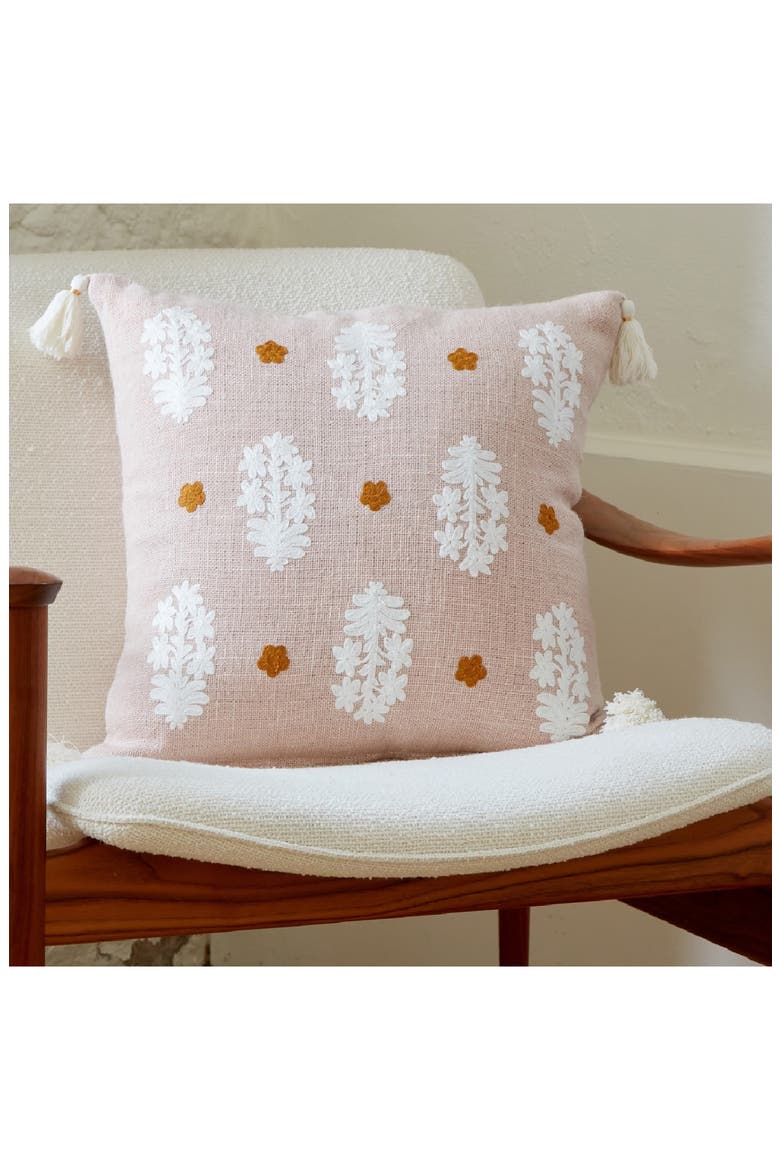 Udaipur Paisley Taupe Pillow, Alternate, color, TAUPE MULTI