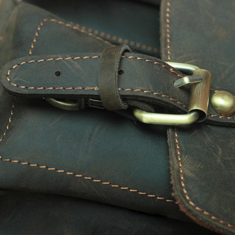 The Faust Leather Camera Bag | Crossbody Vintage Camera Messenger Bag, Alternate, color, Dark Brown