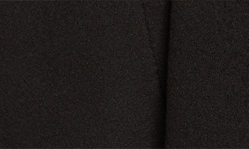 Eenk Oversize Shawl Collar Wool & Cashmere Coat In Black