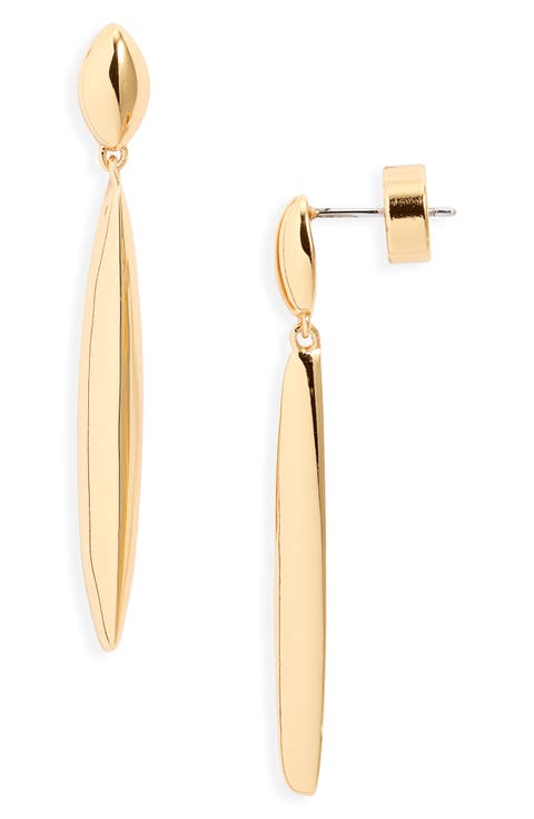Demifine Elongated Drop Earrings