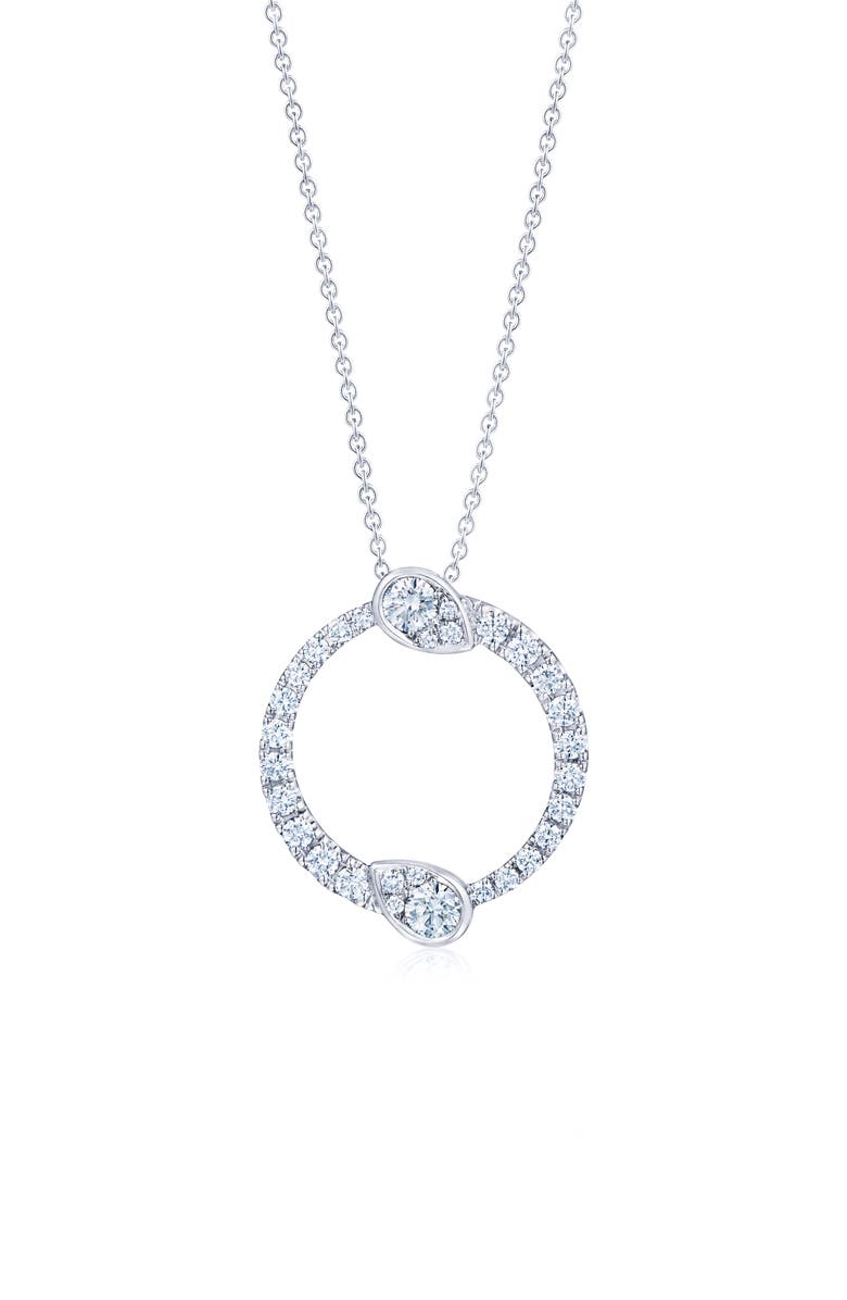 Kwiat Eclipse Yin Yang Diamond Pendant Necklace, Main, color, 